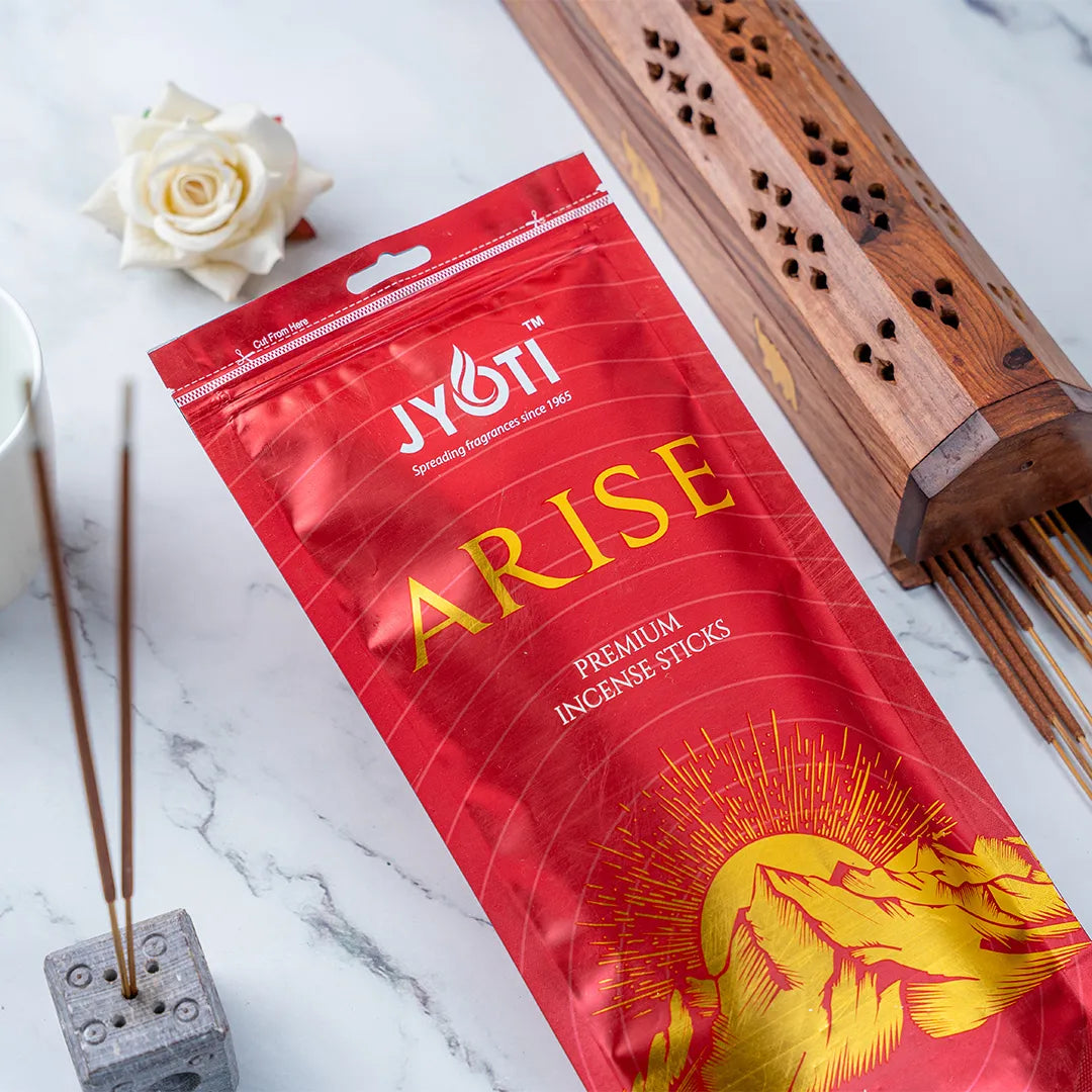 Arise Incense Sticks – Zipper Pouch for Fresh Daily Aromatherapy