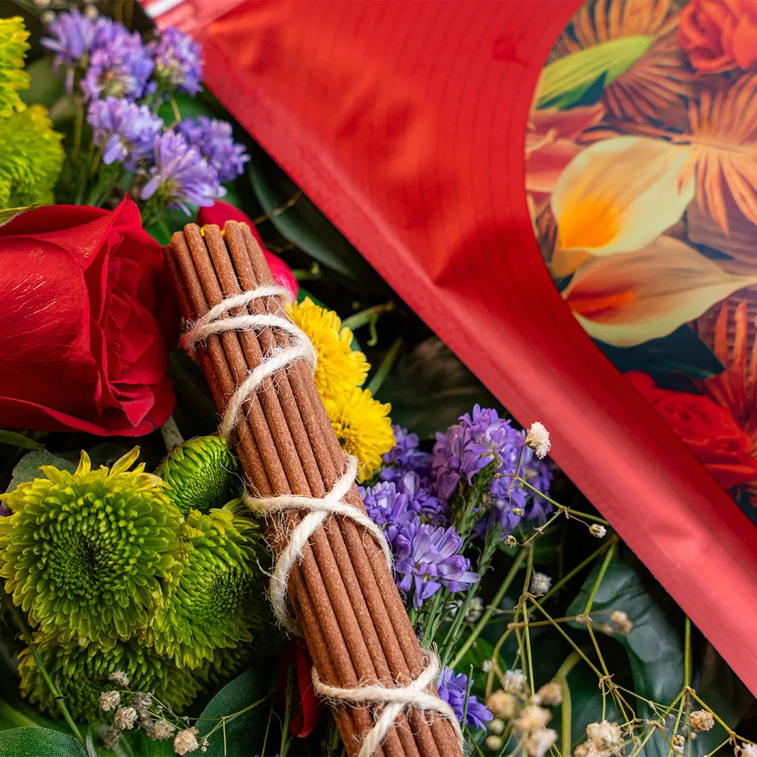 Gardenia Incense Sticks – Zipper Pouch for Floral Home Fragrance