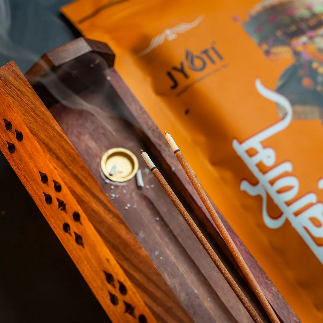 Swarnim Incense Sticks – Zipper Pouch for Daily Fragrance & Meditation