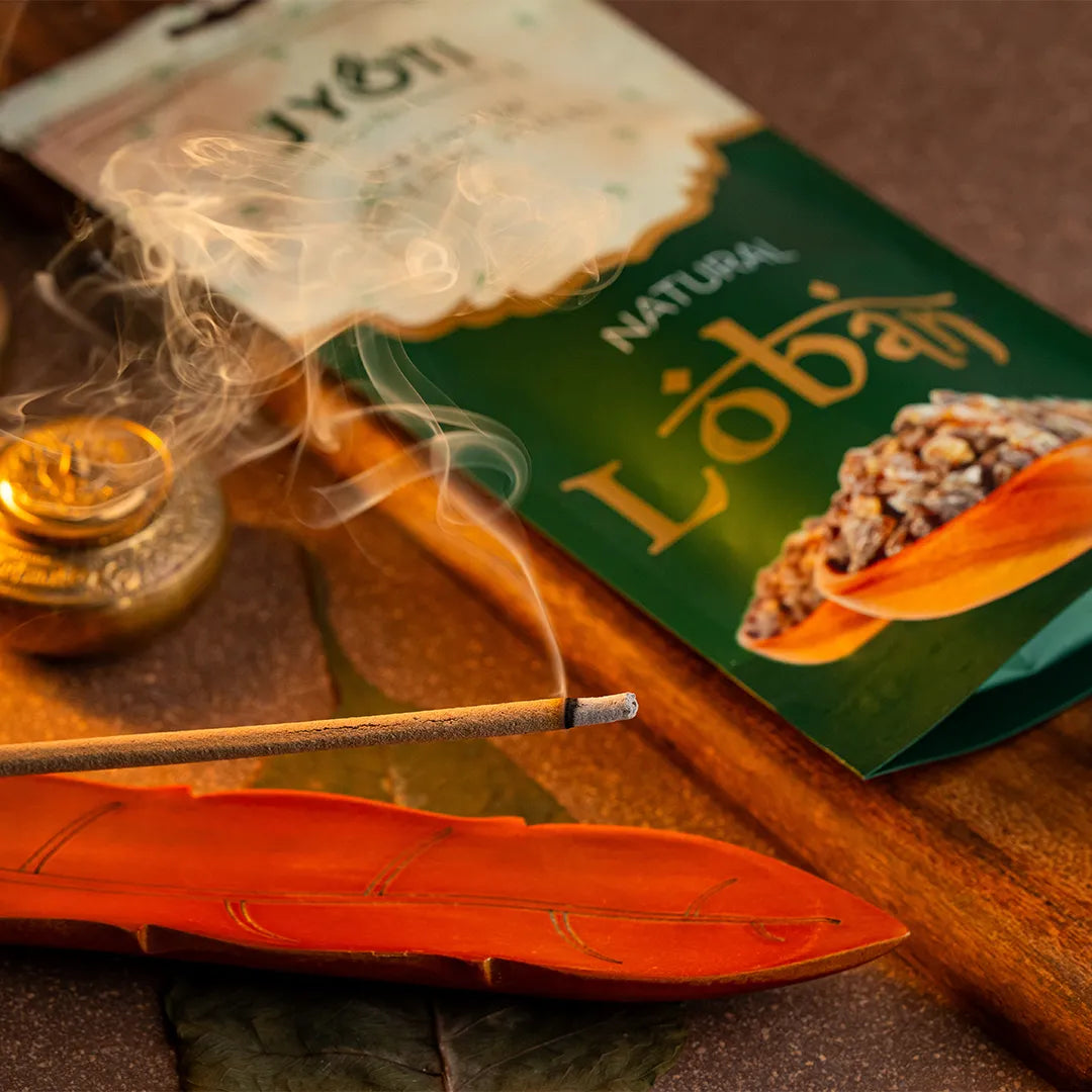 Loban Incense Sticks – Zipper Pouch for Purifying Temple Aroma